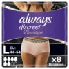 Always® Always Discreet Broekjes Voor Urineverlies Boutique Beige Plus Maat L 1 Always® Always Discreet Broekjes Voor Urineverlies Boutique Beige Plus Maat L -Clarins Verkoopwinkel 1003696