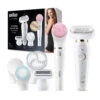 Braun Epilator Silk-épil 9 Flex 9-100 Beautyset Wit / Goud -Clarins Verkoopwinkel 1003812