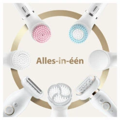 Braun Epilator Silk-épil 9 Flex 9-100 Beautyset Wit / Goud -Clarins Verkoopwinkel 1003812 3