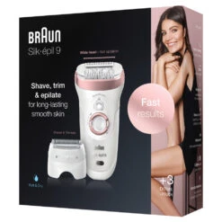 Braun Epilator Silk-épil 9 9-720 Wit / Roségoud -Clarins Verkoopwinkel 1003839 6
