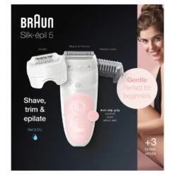 Braun Epilator Silk-épil 5-620 Wit/Roze