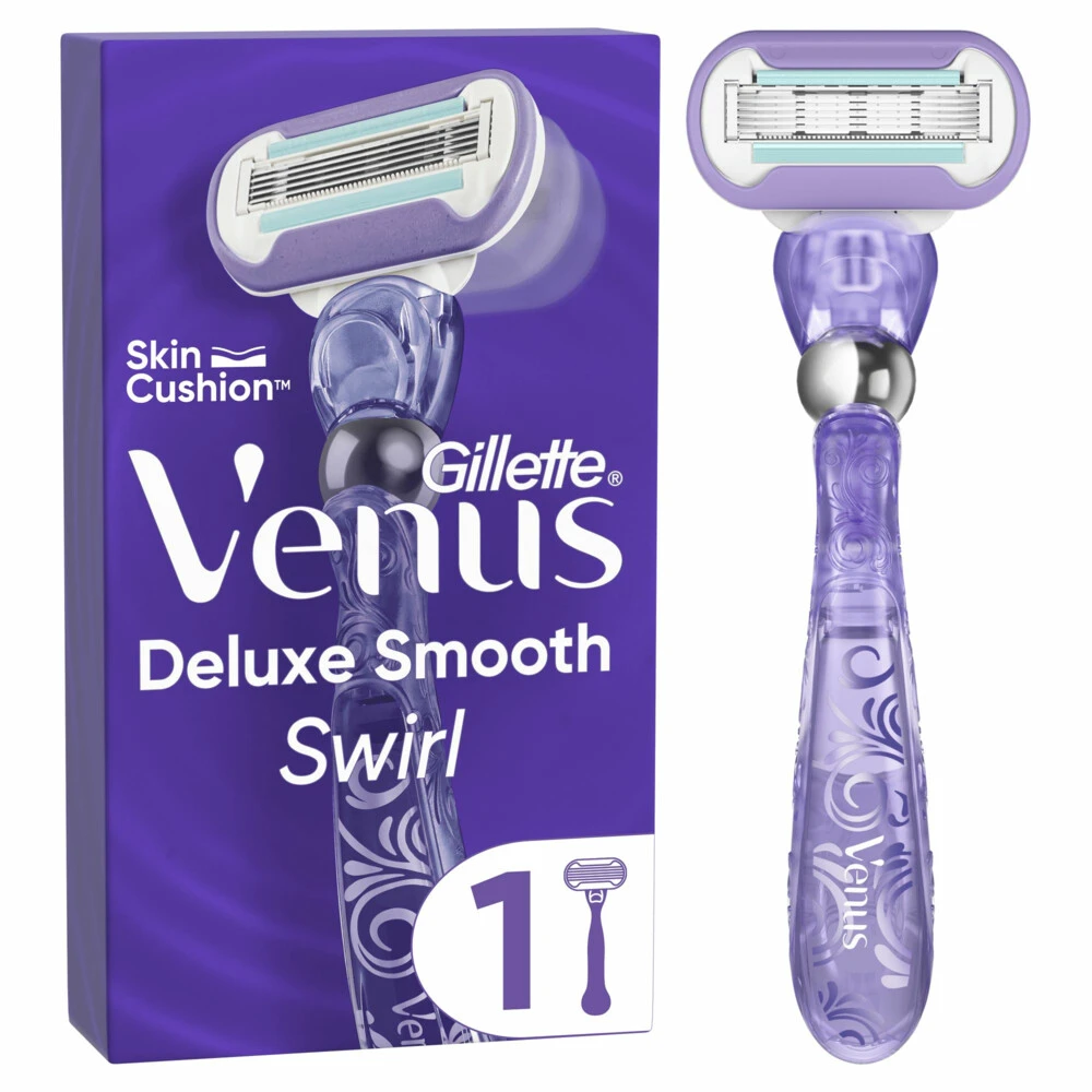 Gillette Venus Scheermesjes 1-Up Venus Swirl 3 Gillette Venus Scheermesjes 1-Up Venus Swirl