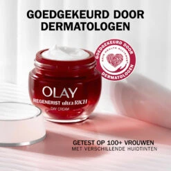 Olay Rijke Niet-Vette Ultra Rich Gezichtsdagcrème 8 Olay Rijke Niet-Vette Ultra Rich Gezichtsdagcrème -Clarins Verkoopwinkel 1017629 3