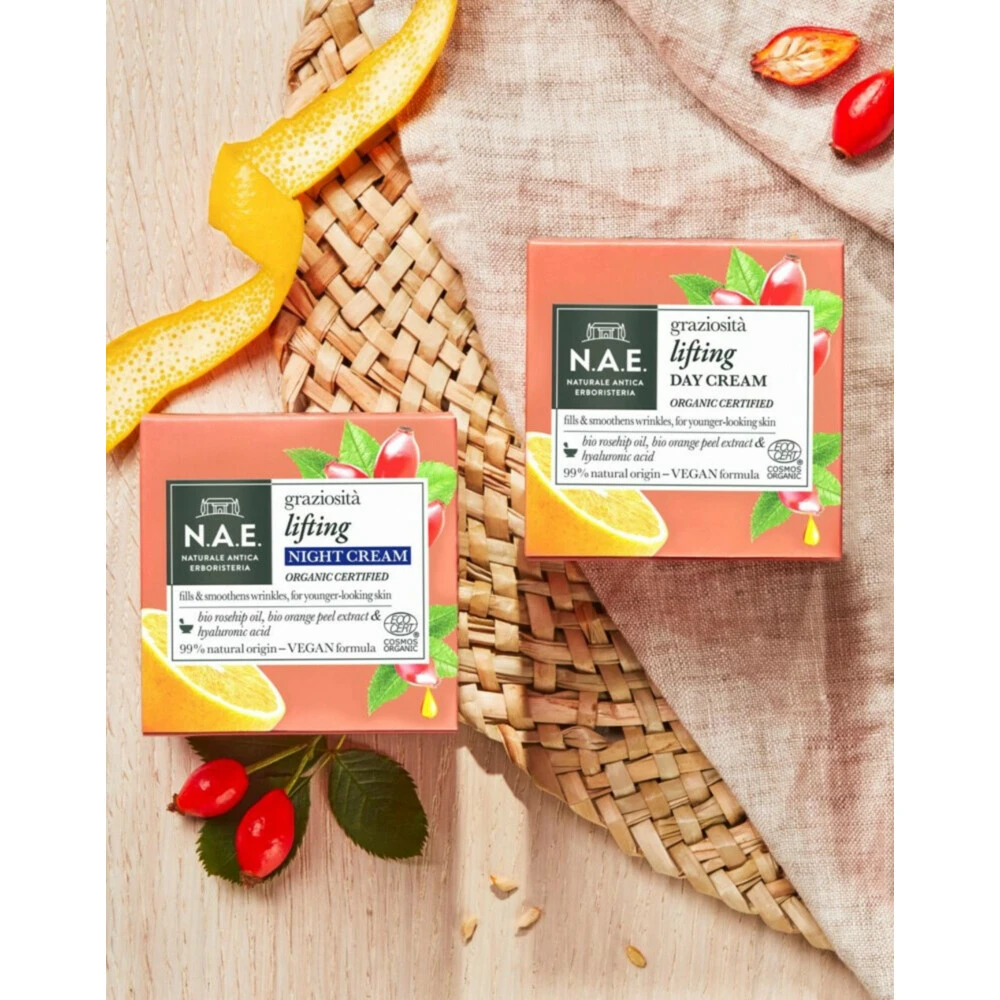 N.A.E. Graziosità Lifting Dag- En Nachtcrème Pakket 6 N.A.E. Graziosità Lifting Dag- En Nachtcrème Pakket - Afbeelding 4