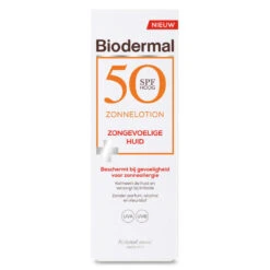 Biodermal SPF 50 Zonnelotion Gevoelige Huid
