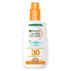 Garnier Ambre Solaire Invisible Protect Refresh Transparante Bronze Zonnebrandspray SPF 30 Vitamine E & Aloë Vera -Clarins Verkoopwinkel 1035699