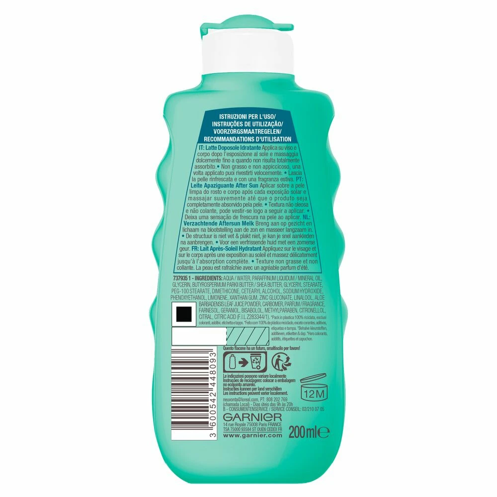 Garnier Ambre Solaire Aftersun Melk 4 Garnier Ambre Solaire Aftersun Melk - Afbeelding 2