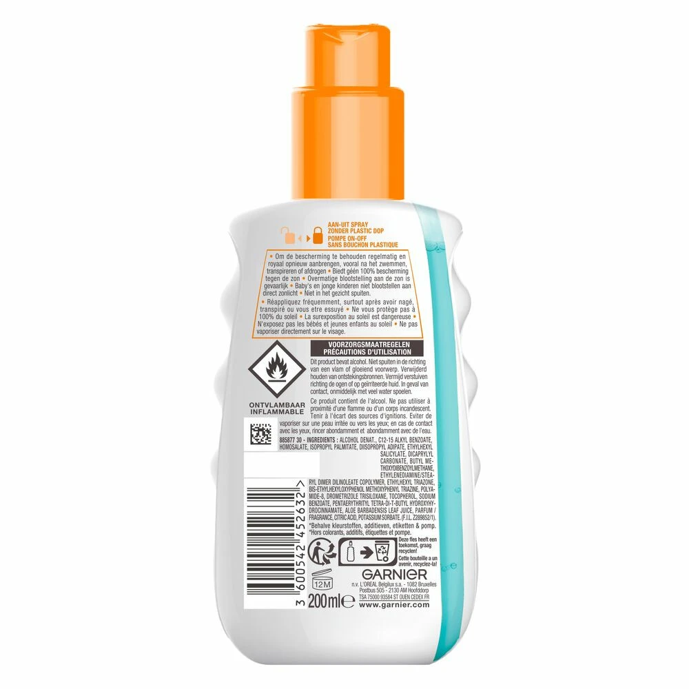Garnier Ambre Solaire Invisible Protect Transparante Zonnespray SPF 50 4 Garnier Ambre Solaire Invisible Protect Transparante Zonnespray SPF 50 - Afbeelding 2