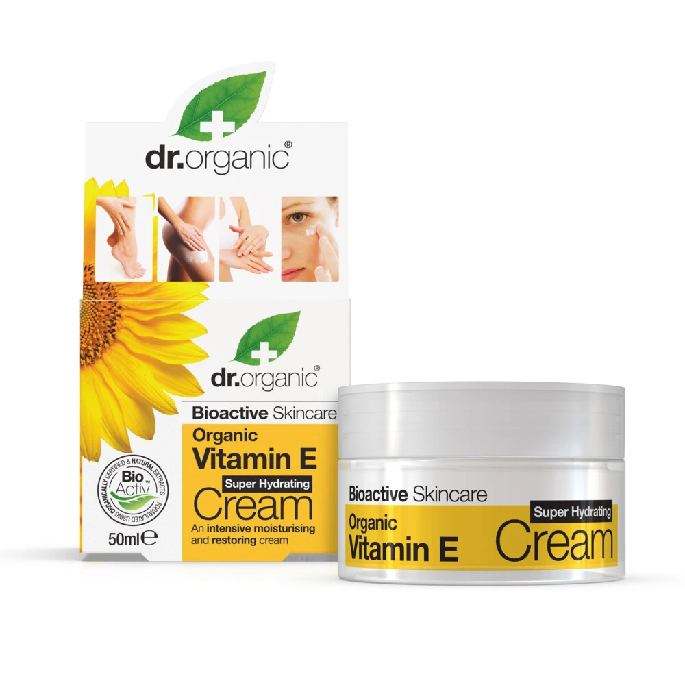 Dr Organic Dr. Organic Vitamine E Hydraterende Crème 4 Dr Organic Dr. Organic Vitamine E Hydraterende Crème - Afbeelding 2