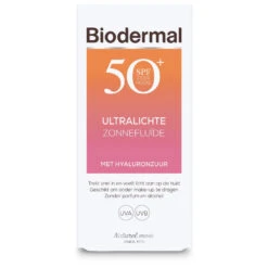 2x Biodermal Ultralichte Zonnefluide SPF 50+
