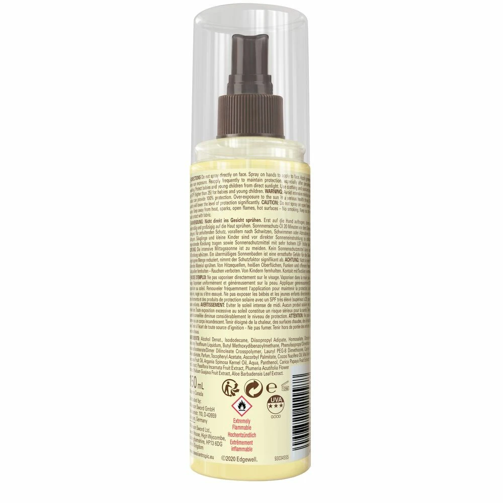 Hawaiian Tropic Silk Hydration Protect Weightless Oil SPF 30 4 Hawaiian Tropic Silk Hydration Protect Weightless Oil SPF 30 - Afbeelding 2