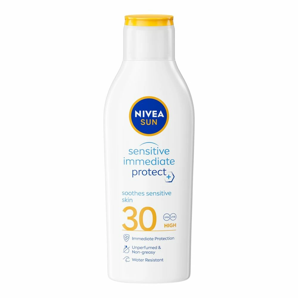Nivea Sun Sensitive Soothing Zonnemelk SPF 30 3 Nivea Sun Sensitive Soothing Zonnemelk SPF 30
