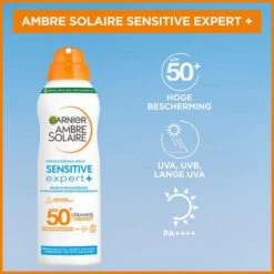 Garnier Ambre Solaire Sensitive Expert+ Beschermende Mist Spray SPF 50+ 8 Garnier Ambre Solaire Sensitive Expert+ Beschermende Mist Spray SPF 50+ -Clarins Verkoopwinkel 1067267 3