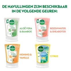 5x Dettol No Touch Wasgel Navulling Voedende Sheabutter 12 5x Dettol No Touch Wasgel Navulling Voedende Sheabutter -Clarins Verkoopwinkel 1073940 5