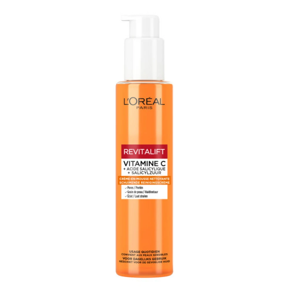 L'Oreal Lu0027Oréal Revitalift Clinical Schuimende Reinigingscrème Met Vitamine C* En Salicylzuur Gezichtsreinger 3 L'Oreal Lu0027Oréal Revitalift Clinical Schuimende Reinigingscrème Met Vitamine C* En Salicylzuur Gezichtsreinger