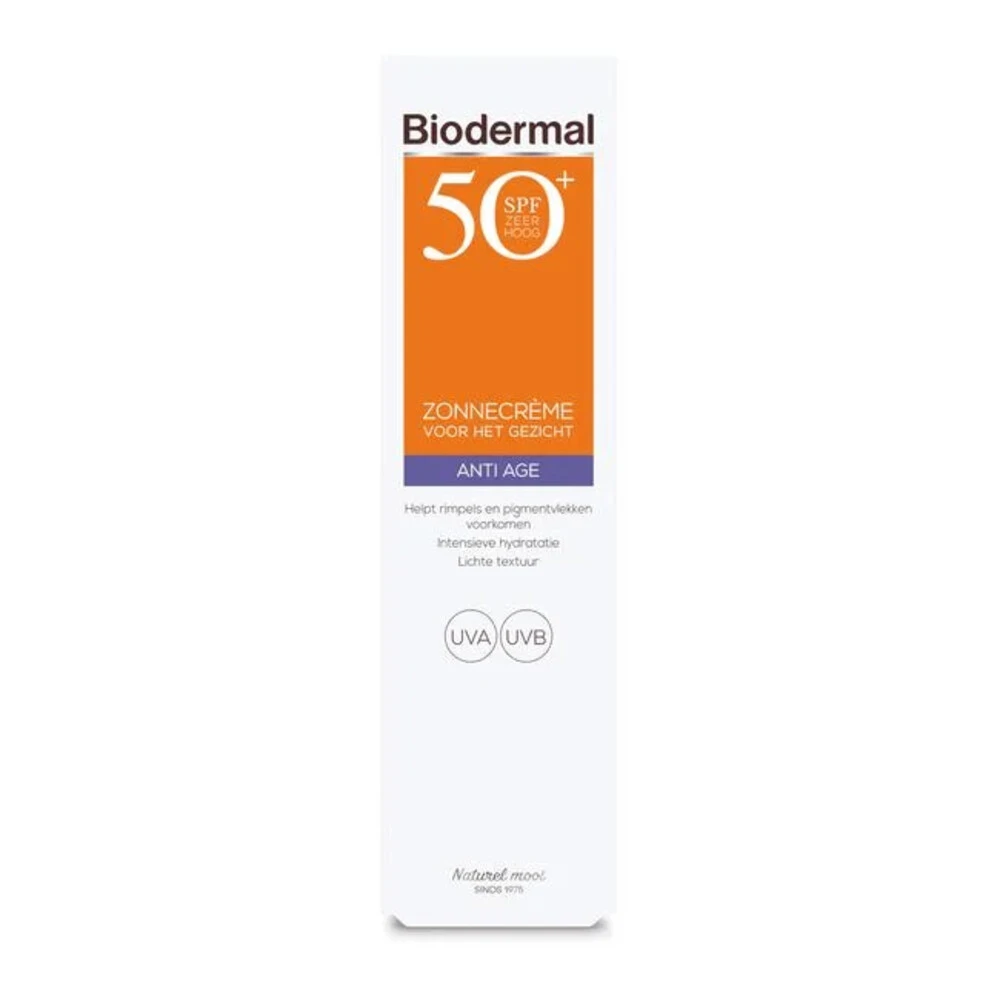 2x Biodermal Zonnecreme Gezicht Anti Age SPF 50+ 3 2x Biodermal Zonnecreme Gezicht Anti Age SPF 50+