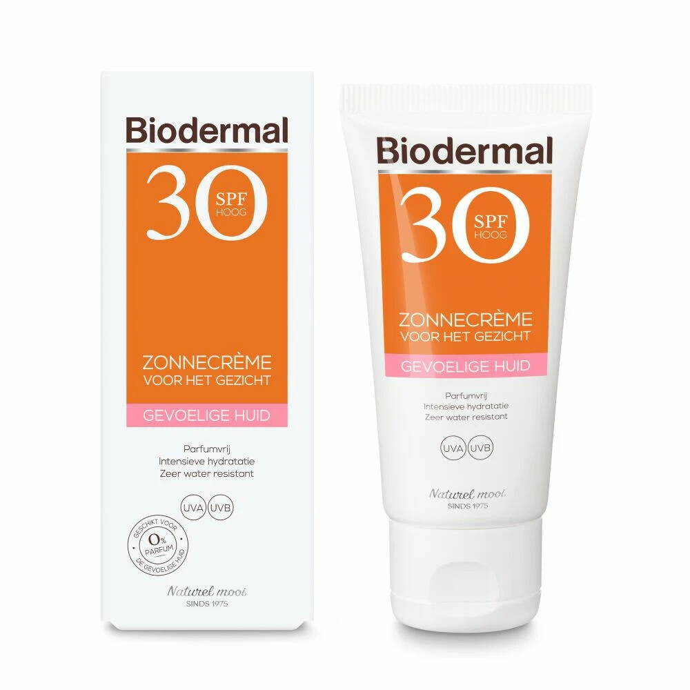 2x Biodermal Zonnecreme Gezicht Gevoelige Huid SPF 30 4 2x Biodermal Zonnecreme Gezicht Gevoelige Huid SPF 30 - Afbeelding 2