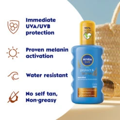 Nivea Sun Protect & Bronze Zonnespray SPF 50 -Clarins Verkoopwinkel 990875 2