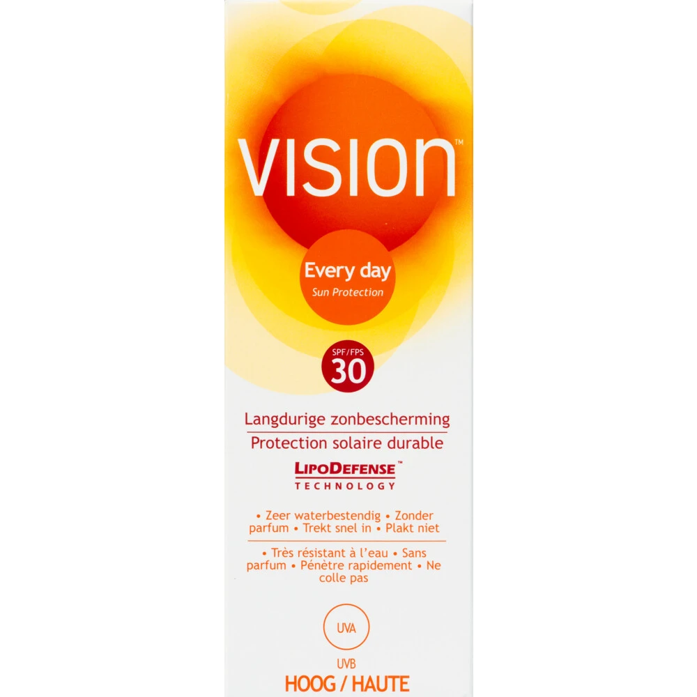 Vision Zonnebrand Every Day Sun SPF 30 3 Vision Zonnebrand Every Day Sun SPF 30