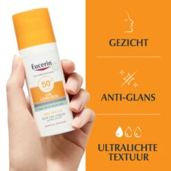 Eucerin Zonnecreme Gel Oil Control SPF 50 9 Eucerin Zonnecreme Gel Oil Control SPF 50 -Clarins Verkoopwinkel 998654 4