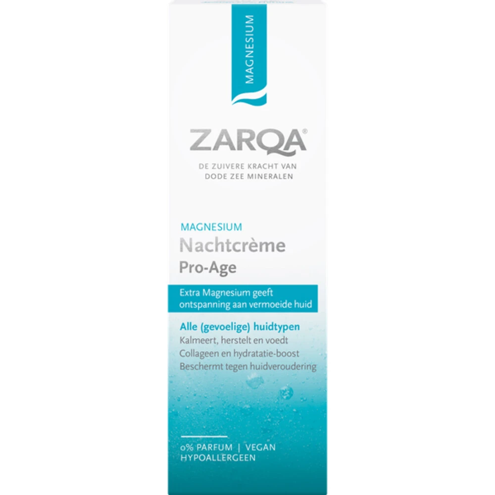 Zarqa Nachtcreme Pro-age Magnesium 3 Zarqa Nachtcreme Pro-age Magnesium
